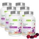 Igennus Metilirani otroci Multivitaminski gumi, MTHFR, Brez umetnih sladil ali arom, Brez sladkorja, Starost 4+, 90 Naravni jagodni okusi iz sadnega prahu, Ne-GMO, Halal, Čista nalepka x6