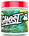 GHOST Greens Powder, Lime - 30 Servings - 19 Superfood Greens & Reds Powder, Sadje, Zelenjava, Spirulina, & Klorella, Prebiotiki, 10 milijard CFU Probiotik & Prebavni encimi - Gluten-free