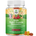 Narave Rastline Na osnovi rastlin Otroci Multivitaminski gumiji - Multivitaminski za otroke Podpora imunitete Gumiji z vitamini A C D3 E B in cink želatina in Gluten brez vitaminov ne-GMO Gummy Formula 120ct
