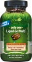 Irwin Naturals Le en tekoči gel Multi - 60 Softgels - en-per-dan multivitaminski z železom, Omega-3 olja, antioksidanti in zelena super živila