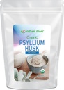 Z Natural Foods Organic All Psyllium Husk Kosmiči, Naravni fiber dodatek, Zmešajte ga v smoothies, Juice, Non-GMO, Vegan, Gluten-free, Kosher, 3 lb.
