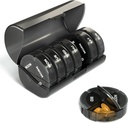 Sukuos tedenske tablete Organizator 4 krat na dan, ekstra velike 7 dan tablete Box, Barviti vitamini Holder Primeri za ribje olje, Vitamin, Medication, Dodatki 