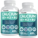 4- v-1 kalcijevi dodatki za ženske in moške - kalcij z vitaminom D3 K2 5000 i.e. dodatek, 601 mg na strežbo za srce, kosti in telo - Gluten-free, Vegan- Friendly (240 ct)
