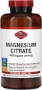 Olympian Labs Magnezijev citrat 400 mg - 300 kapsul - enostavno Absorpcija Absorpcija, ki podpira zdrave kosti, zdravo srce in kalcij