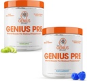 Genius Pre-World dodatek paket - Modra malina & Sour Apple - Kofein-free/Stimulant-free