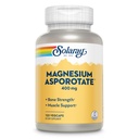 Solaray Magnezijev asporotat 400 mg, aspartat, orotat in citrat kompleks, zdravo srce, mišice, živec in cirkulatorna funkcija podpora 180ct (60 Serving, 120 VegCaps)