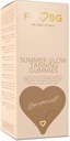 Summer Glow Tanning Gummies - Miami Vice Flavor - Pineapple, Coconut, & Jagoda - Vegan - Gluten-free - Dairy-free - Naravne sestavine - Essential Nutrients - Travel Size - 30 -Day Supply