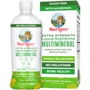 MaryRuth Organics Extra Strength Nighttime Liquid Multimineral | Sugar Free | Calm Magnesium Citrate | NO Melatonin | Calcium Magnesium Zinc | Muscle Relaxation | Lemonade Flavor | Vegan | 32 Serving