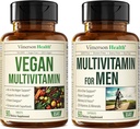 Veganski multivitamini za Vegane in vegetarijance in popolni multivitamin za moške