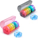 2 Packly tablete Organizator 7 dan 2 krat na dan, Sukuos velike dnevne tablete Primeri za tablete/vitamin/ribje olje/dodatki, BPA brez tablete, Enostavno za čiščenje