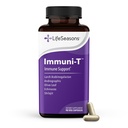 LifeSeasons Immuni-T - Imunska podpora - Immunity System Booster - Naravni Cold & Flu Relief - Elderberry, Echinacea, Andrographis, Arabinogalactans & Olive Leaf - 90 kapsul