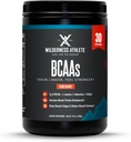 Wilderness Athlete - BCAA - razvejana veriga aminokislin v prahu - Esencialne aminokisline Dopolnilo za moške in ženske - BCAA dodatek z optimalnim Aminokislinskim kompleksom (Krvava pomaranča)