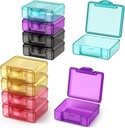 Cute majhne potovalne tablete Box, Urekt 10 kos Mini Žepne tablete Organizator vsak dan eno tableto vsebniki Prenosni Medicina Imetnik za zapornice Vitamin ribje olje dopolnila