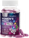Multivitaminski izdelki za ženske - dnevni ženski multivitaminski izdelki z biotinom, kalcijom, folno kislino, železom, cinkom, vitaminom A, C, D, E & B vitamini, ženskimi lasmi in nohti Vitamini Dodatki - 120 Softgels