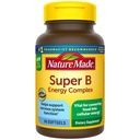 Nature Made Super B Energy Complex, prehranska dopolnila za podporo živčnega sistema, 60 Softgels, 60 dnevna dobava