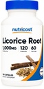 Nutricost Licorice Root 500mg, 120 kapsul - brez glutena