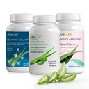 AloeCure Organska Aloe Vera Kapsule Pack - 3 kosov - melatonin + Collagen, Aloe Vera Kapsule, probiotik + encim