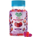 Multivitaminski žele bonboni z cinkom za otroke, prehranska podpora, vegetarijanski, 120 Berry Blast fižol, Košir