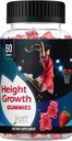 Jade Height Growth Gummies za najstnike in otroke kalcij 325mg, Teen Vitamins D3,K2,C, Magnezij, Ashwagandha, cink, L-arginin - Kost zdrava rast, razvoj in moč - Višina povečanje in imuniteta