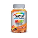 Centrum multivitamin Gummy za odrasle 50 Plus, sortirana aroma, sadje, 120 št.