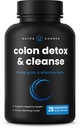 NutraChamps Colon Clease & Detox za hujšanje [14 dan hitro čistilo] varna in učinkovita formula s probiotično in prebavne encime za zaprtje olajšave