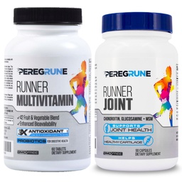 Runner Multivitaminski in skupni podpora dodatek – Antioksidanti, Vitamin B kompleks, Probiotiki za zdravje, energijo, vzdržljivost, Recovery - Glukozamin Chondroitin, MSM – GMP Tekoči dodatki
