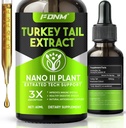 Puran rep goba ekstrakt – 2 Fl Oz goba Turčija rep dopolnilo, organski imuno & Prebavna podpora dodatek, hitro absorbira tekoči tinktura
