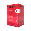 Vivioptal Active, 90 Softgels, Ginseng & Omega 3, Multivitamin & Multimineral, Gluten Free, nemška formula