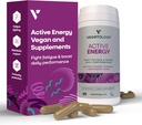 Dodatki za aktivno energijo – utrujenost-Bojevanje C & B Vitamin dopolnila – Vitamin dodatek w/Folate, železa in adaptogene zelišča – Kofein-free multivitaminske kapsule (60 števk)