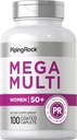 Večvitaminski Piping Rock za ženske 50 Plus 