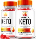 Rize laboratoriji (Pack 2 Vžig Keto ACV Gummies za napredno hujšanje, prehranska dopolnila (120 Gummies)