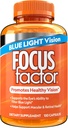 Fokus Factor Blue Light Formula (150 Count) - Eye Vitamini z modro svetlobo Filtracijska podpora - Lutein in Zeaksantin Dodatek z vitaminom C, Vitamin E, Lutemax 2020® - Spodbujanje zdravja oči