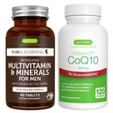 Multivitamin in minerali za moške + visoka absorpcija CoQ10 100mg 120 Softgels Energy Bundele, trajen release Advanced Multivitamin + CoQ10 z vitaminom E & D-Limonene, by Igennus