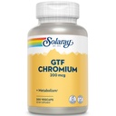 Solaray GTF Chromium 200mcg - Pure Chromium GTF 200 mcg dodatek, podpira metabolične funkcije in zdravje celega telesa za moške in ženske - 200 Veganske kapsule