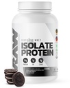 RAW Whey izolat beljakovin v prahu, Piškotki N krema - 100% travnato-krmne športne beljakovine v prahu za rast in regeneracijo mišic - Nizka vsebnost maščob, nizka vsebnost ogljikovih hidratov, naravno aromatizirana in sladkana - 25 Serving