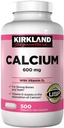 Kirkland signature Calcium 600 mg z vitaminom D3, 500 tabletami (4 pakiranja)