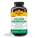 Country Life Target-Mins Kalcij Magnezij z vitaminom D-kompleks, 1000mg/500mg/10mcg, 360 Veganske kapsule, Certified Gluten Free, Certified Vegan, preverjenih ne-GMO preverjena...