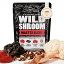 Divja hrana Divja goba Mešanica superpolnjena Reishi, Chaga, Cordyceps, Turčija rep in levja griva - 4Oz Pack- Adaptogen stres reduktor za povečano mentalno čistost-Nootropna tekoča mešanica za kavo