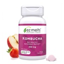 EZ taline Nerešljive tablete brez sladkorja Kombucha s kisom SCOBY & Apple Cider, Gut Health Supplements za moške in ženske, okus Apple Berry, 2-mesečna dobava - 1 pakiranje