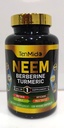 Neem Leaf Supplement - 8 v1 Formula - Združite z Berberine, Kurkuma, Sveti Basil, Amla, Artichoke, Milk Thistle, in Black Pepper - Imunska podpora - 120 Kapsule za 4 mesece dobave