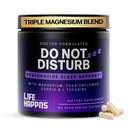 Življenje Kapljice ne motijo pomoč za spanje za odrasle Naravni dodatek z L-Theanine, Magnezij, Passion Flower & Evodia Sadje za restorativni spanec Melatonin-free, Non Habit-Forming, 60 kapsul