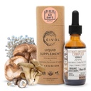 Ultimate Imunska goba kompleksne tekoče kapljice: Dinamična zeliščna mešanica za izboljšano zmogljivost in energijo, sveže levja griva, Reishi, Chaga ekstrakti, Vitamini, 60 dni dobave