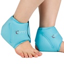Comfytemp Ankle Ledeni ovoj za otekanje, Plantar Fasciitis, Relief bolečine v nogah, FSA upravičen, Gel paketi za poškodbe ponovno uporaben, vroče hladno stiskanje za Ahil Tendonitis, Sprain Angles, Darilo, 2 Pcs