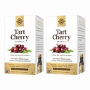 Solgar Tart Cherry 1000 mg, 90 zelenjavnih kapsul (paket po 2) – antioksidant s quercetinom, klorogenimi kislinami in antocianini spojine - ne-GMO, Vegan, brez glutena, brez mleka - 180 skupno serviranje