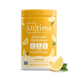 Ultima Replenisher Daily Electrolyte Powder Drink Mix – Sugar Free – Limonada, 90 Serving – Hidracija Powder s 6 Key Elektroliti in Trace Minerals – Keto Friendly, Vegan, Non-GMO