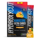 Hydroxycut Hardcore Ultra Shred Drink palice, Tangerine Mimosa - 20 Packets - Nič sladkorja ali kalorij - Vključuje Paraxantine & B vitamini - za ženske in moške