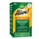 Naravna pot živa! Max3 Močni dnevni multivitaminski, metilirani B12 in folat, ultrapotezni B-vitamini za podporo energetski presnovi*, 90 tablet