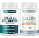 Kalcijev D-glukarat & 400mg DIM dodatek za izboljšano estrogen Hormonsko ravnovesje 