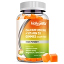 Kalcij 1200 mg z vitaminom D3 Gumiji, kalcijev citrat žvečljivi z magnezijevim cinkovim vitaminom K2 Boron, zdravje kosti, sladkor brez, 60 število