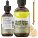Lions Mane Extract - Levi Mane Tinkture - Izdelano v ZDA - Gobe Dodatek za spomin, Fokus & Clarity - Dnevni dodatek gob - 4 Fl oz.